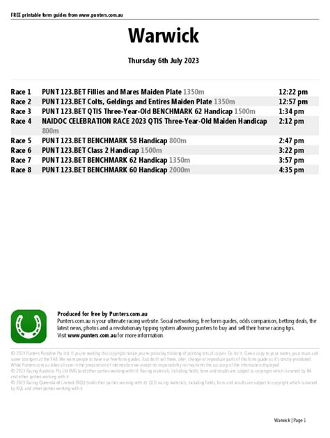 Randwick Horse Racing Form Guide, Speed Maps & Odds Comparison .